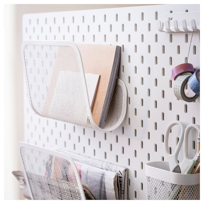SKADIS Magazine holder, White