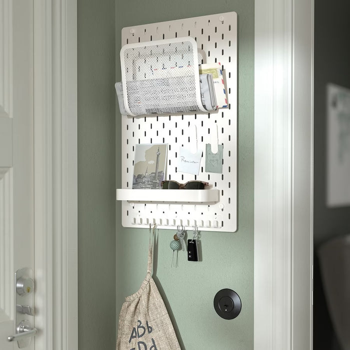 SKADIS Magazine holder, White