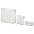 SKADIS Storage basket, set of 3, White