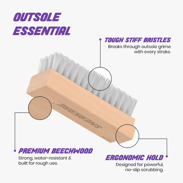 Sneakare 3 in 1 Shoe Brush Set