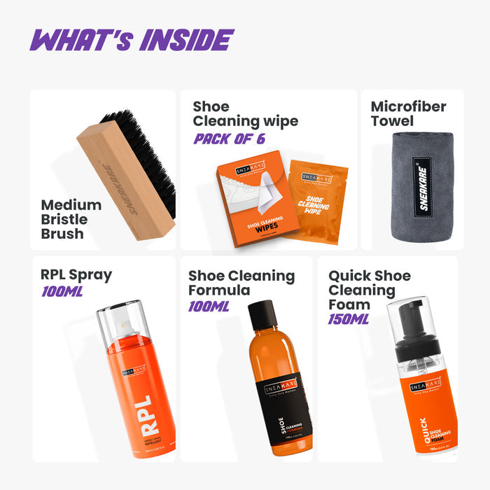 Sneakare 6 IN 1 Shoe Care Kit