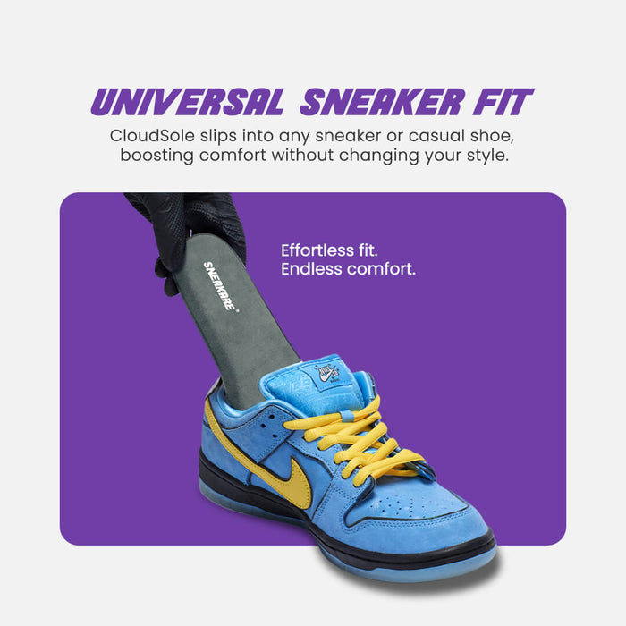 Sneakare CloudSole Memory Foam Insoles Large