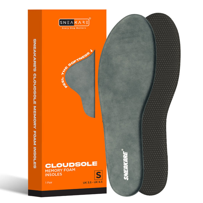 Sneakare CloudSole Memory Foam Insoles Small
