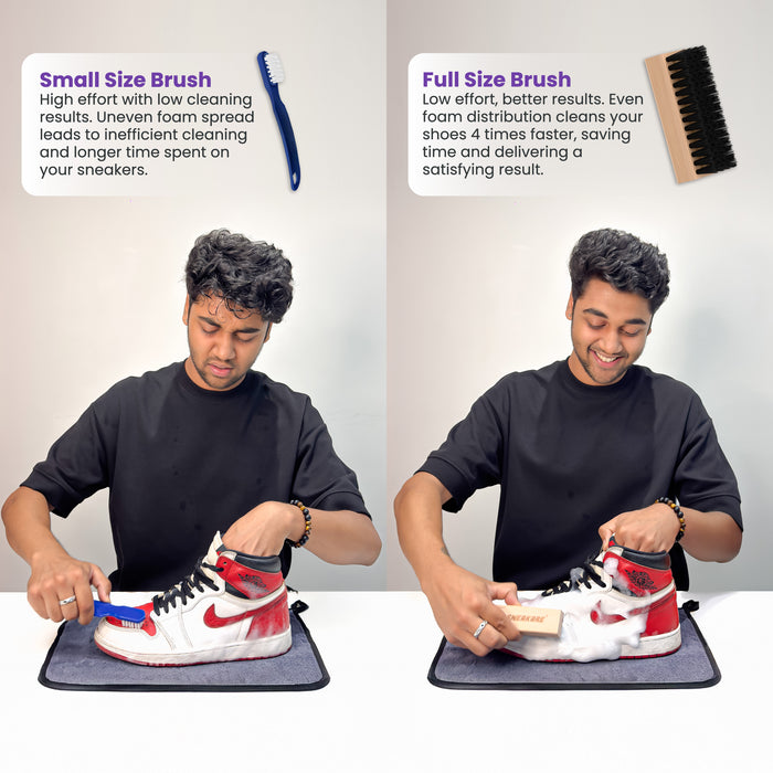 Sneakare Quick Shoe Cleaning Kit with Microfiber Towel