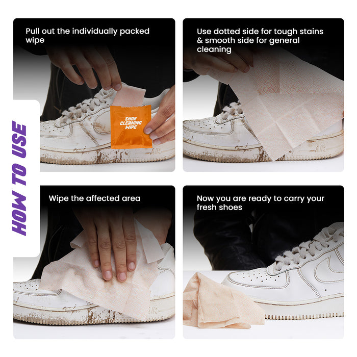 Sneakare Shoe Cleaning Wipes (Pack of 24)