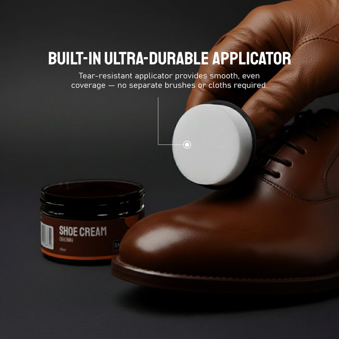 Sneakare Shoe Cream with Built-In Applicator (Combo)