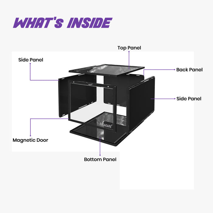 Sneakare Stack'Em Sneaker Crates (Front Drop)