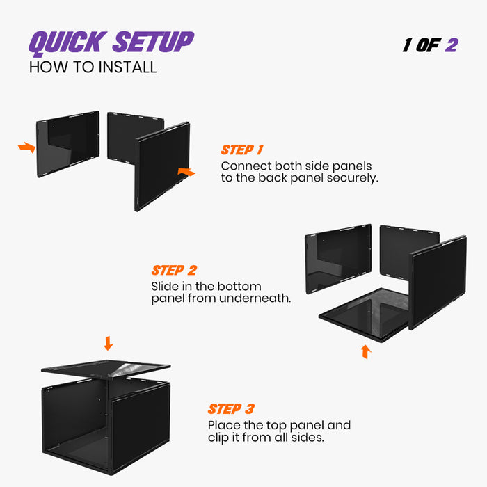 Sneakare Stack'Em Sneaker Crates (Front Drop)