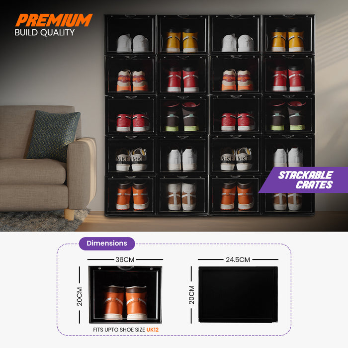 Sneakare Stack'Em Sneaker Crates (Front Drop)