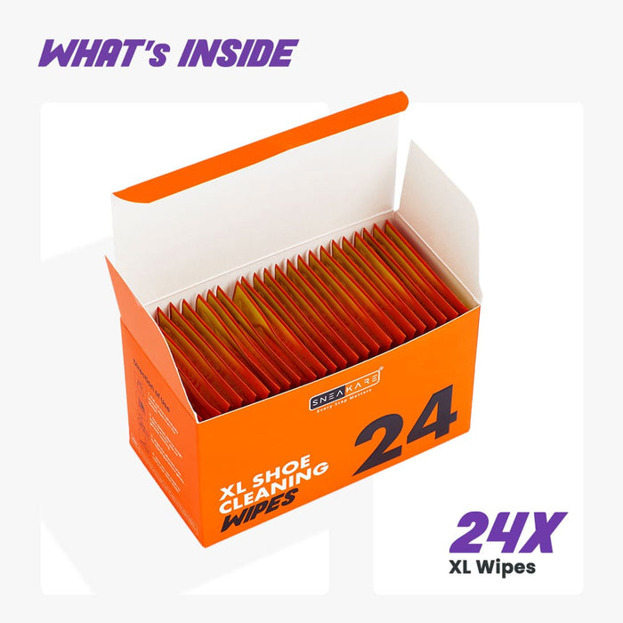 Sneakare XL Shoe Cleaning Wipes 24 Pcs