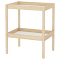 SNIGLAR Changing table, 72x53cm, Beech/white