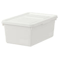 SOCKERBIT Box with lid, 38x25x15cm, White
