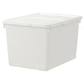 SOCKERBIT Box with lid, 38x51x30cm, White