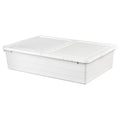 SOCKERBIT Container with cover, 50x77x19cm, White