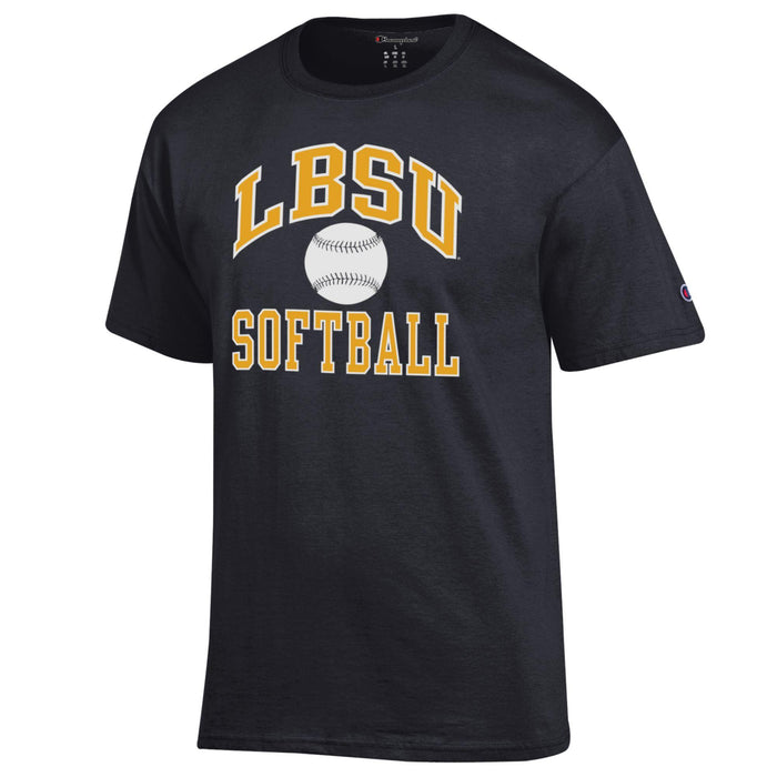 Softball LBSU Arched T-shirt - Black, Champion