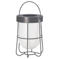 SOLVINDEN Table lamp, solar-powered/grey, 18cm