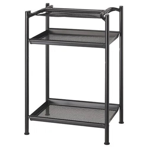 SPAND Table leg with storage, Black