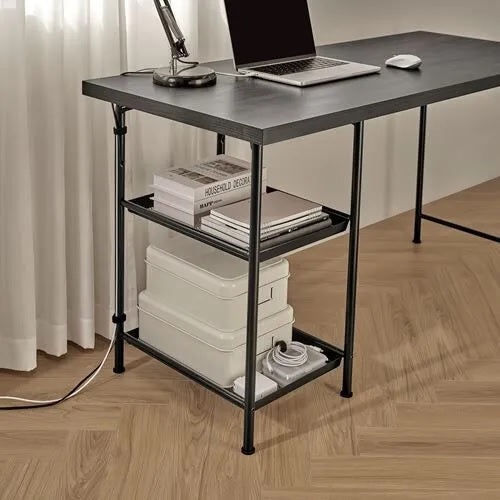 SPAND Table leg with storage, Black