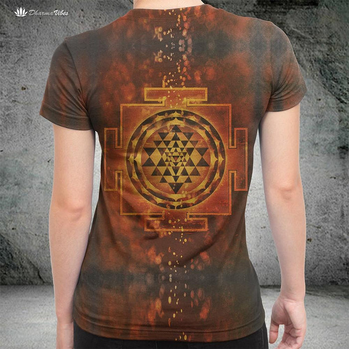 Sri Yantra by McAshe Yoga T-Shirt