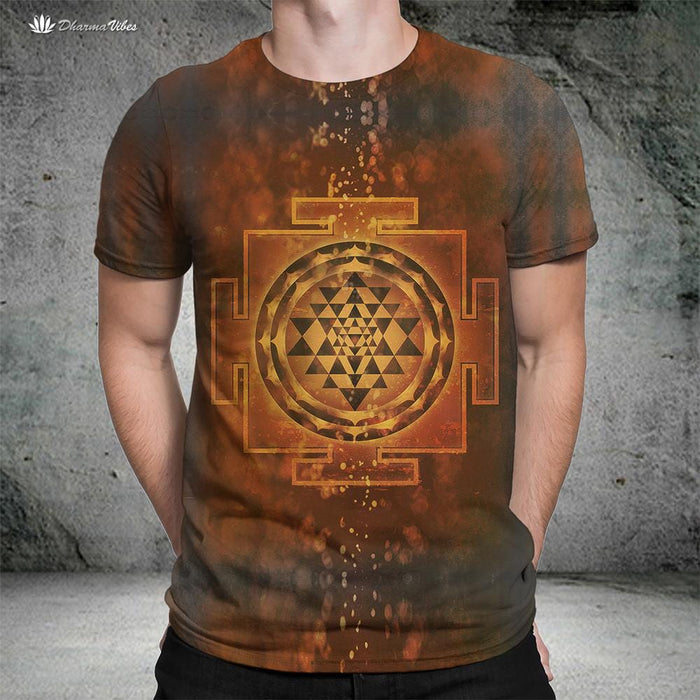 Sri Yantra by McAshe Yoga T-Shirt