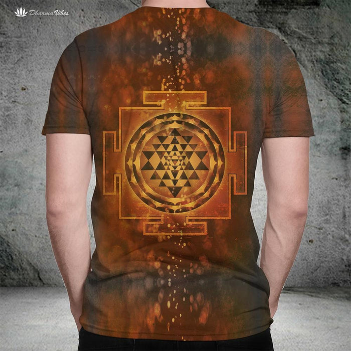 Sri Yantra by McAshe Yoga T-Shirt