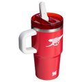 Stanley Arsenal 20 OZ Flip Straw Tumbler In Arsenal Red With White Accents
