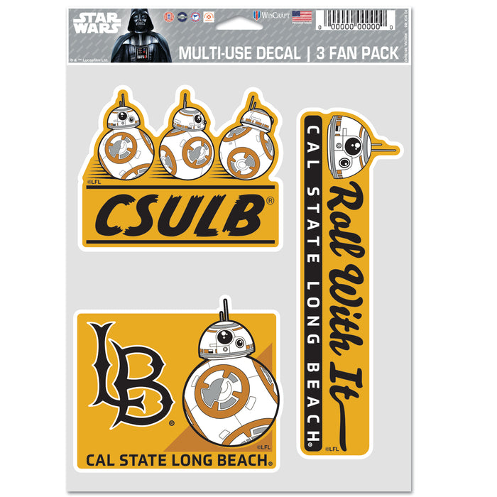 Star Wars CSULB BB8 Decal Sheet - Wincraft