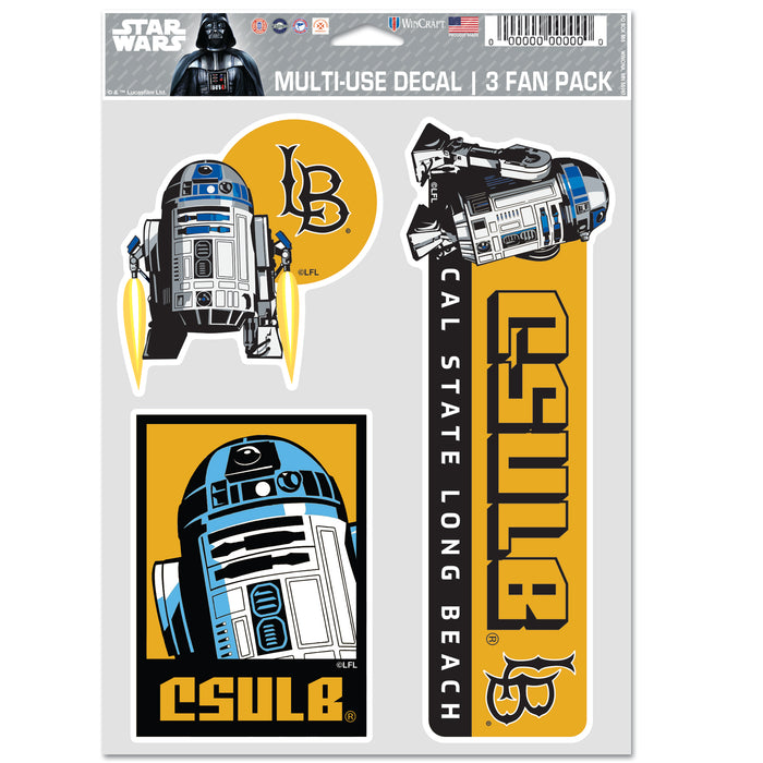 Star Wars CSULB R2D2 Decal Sheet - Wincraft