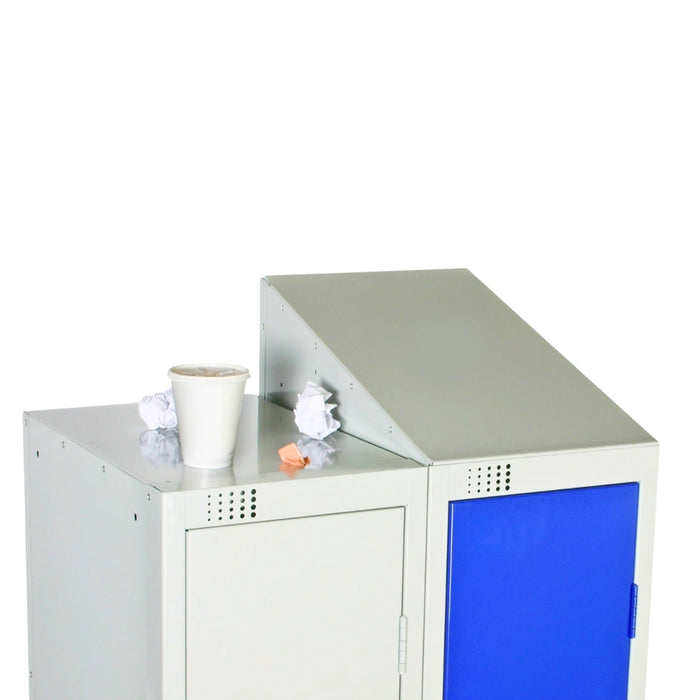 Steel Locker Sloping Top - Deep