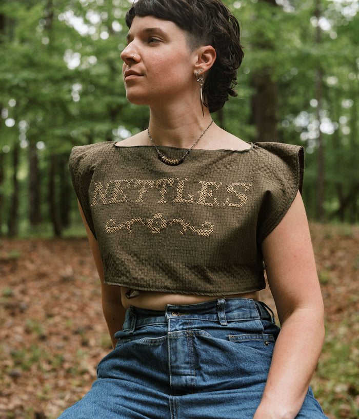 Stinging Nettles - Apron Top