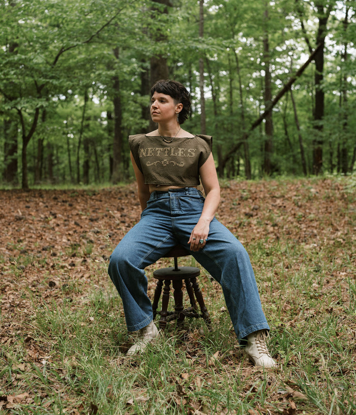Stinging Nettles - Apron Top