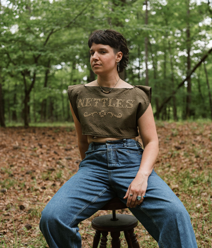 Stinging Nettles - Apron Top