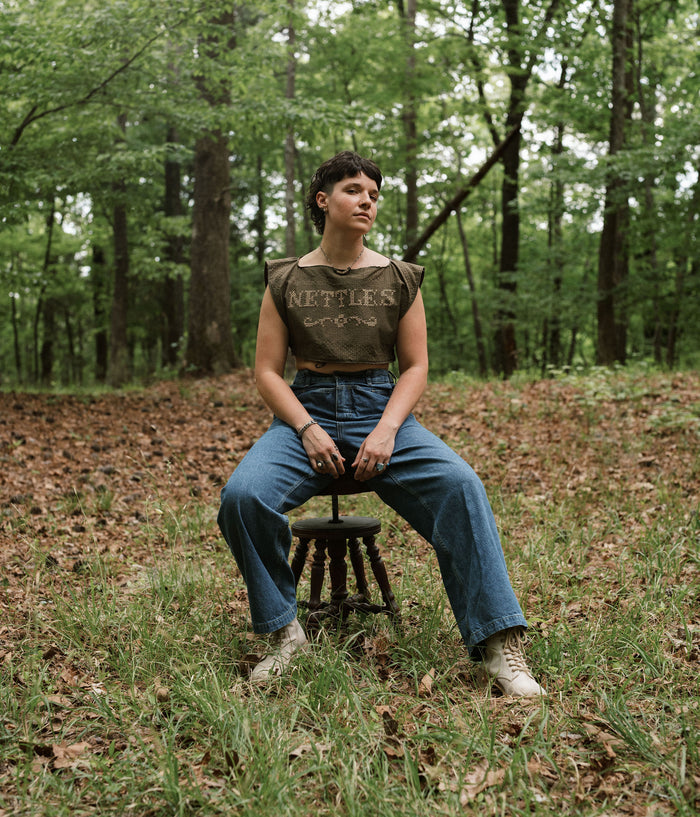 Stinging Nettles - Apron Top
