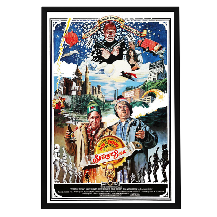 "Strange Brew" (1983) Framed Movie Poster
