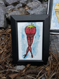 Strawberry Stripper - Burlesque Fruits Giclee