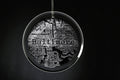 Hometown City Street Map Ornament *NOTE: ONE CITY PER ORDER