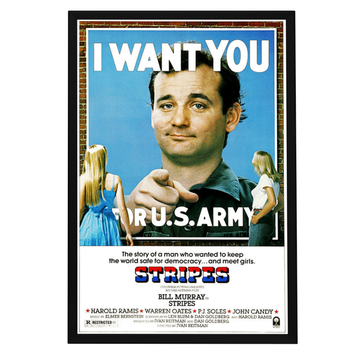 "Stripes" (1981) Framed Movie Poster