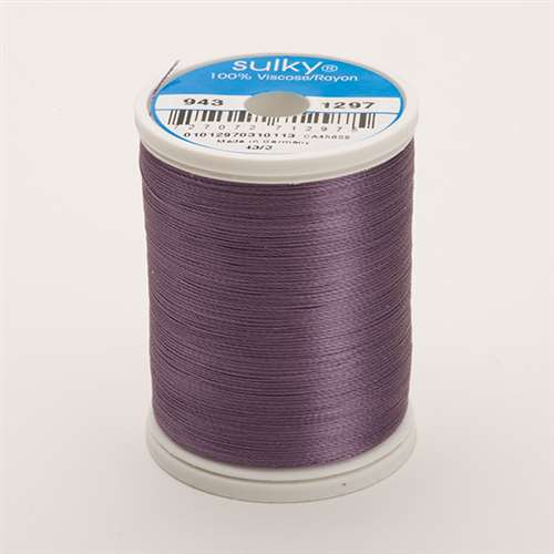 Sulky 40 wt 850 Yard Rayon Thread - 943-1297 - Light Plum