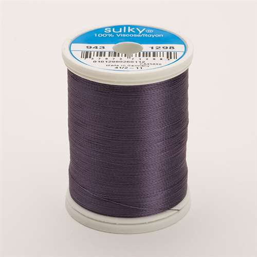 Sulky 40 wt 850 Yard Rayon Thread - 943-1298 - Dark Plum