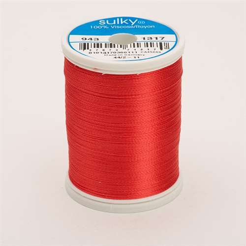 Sulky 40 wt 850 Yard Rayon Thread - 943-1317 - Poppy