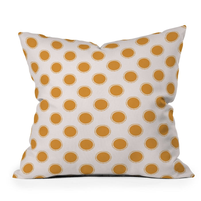 SUMMER DESERT SUN THROW PILLOW