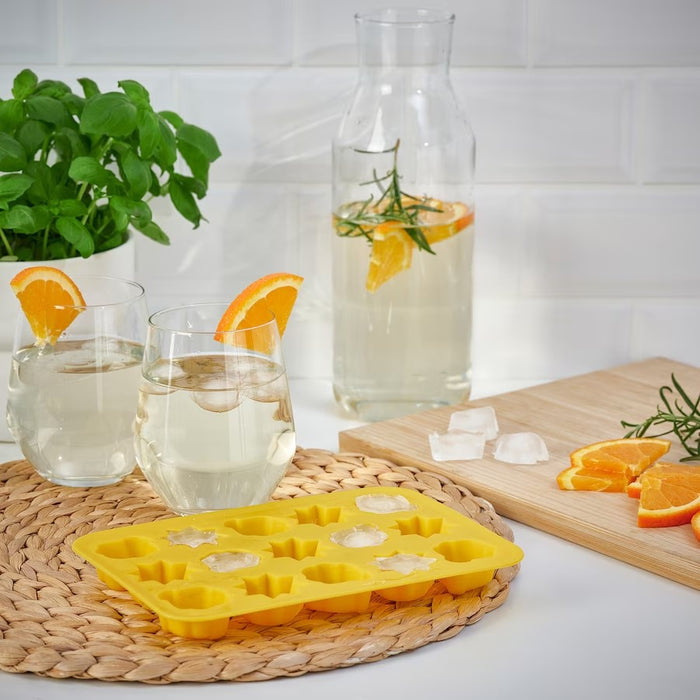 SURSOT Ice cube tray, Bright yellow