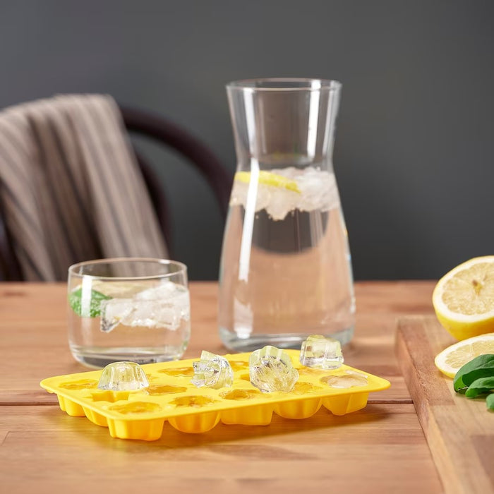 SURSOT Ice cube tray, Bright yellow