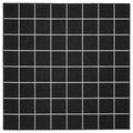SVALLERUP Rug flatwoven, in/outdoor, 200x200cm, Black/white