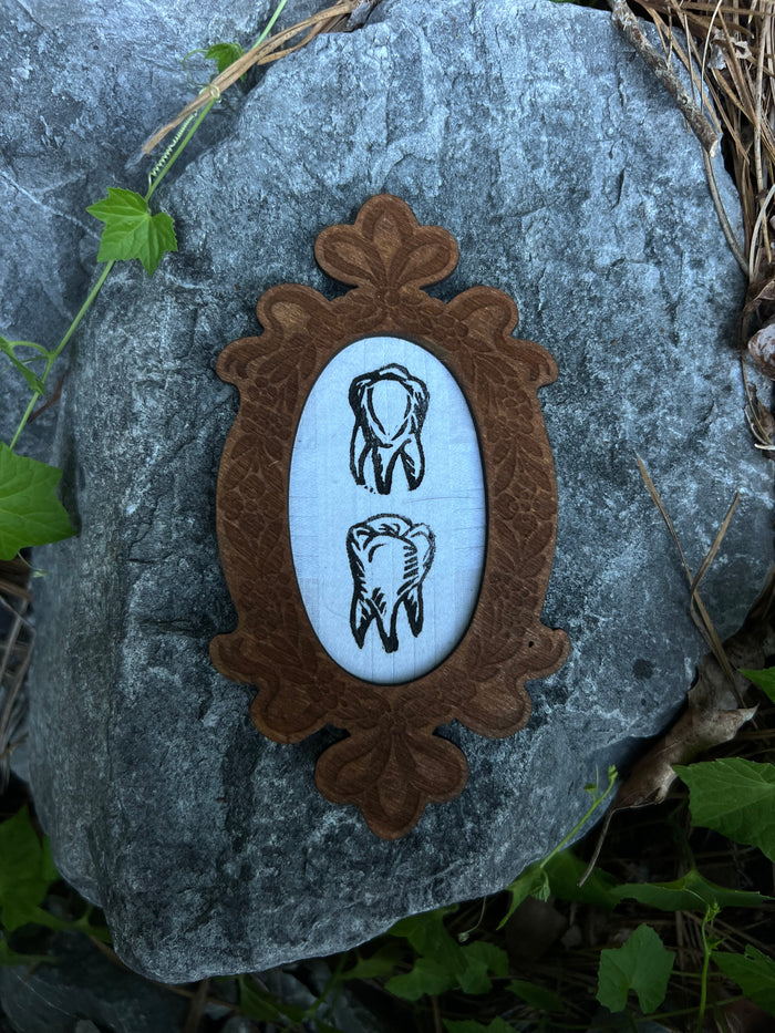 teeth minis - framed prints