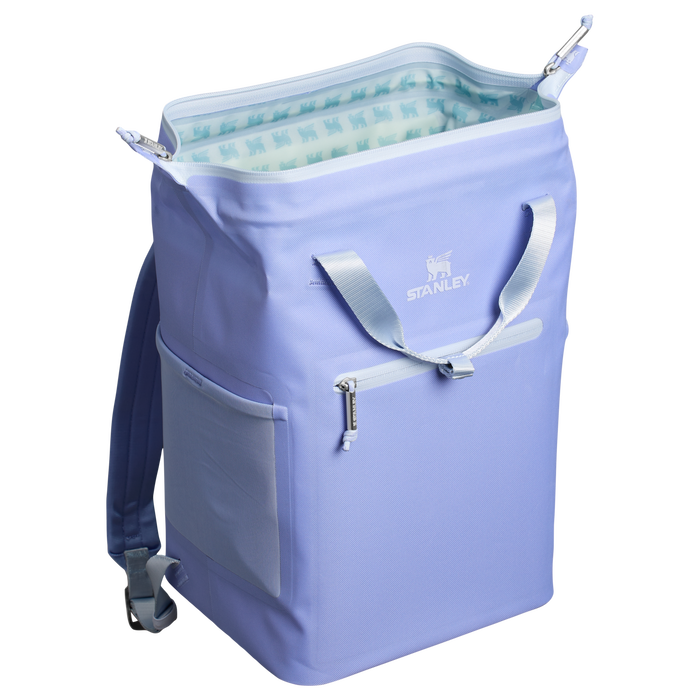 Stanley 14 Quart All-Day Madeleine Mini Soft Cooler Backpack In Hydrangea Purple