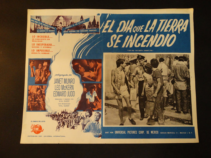 THE DAY THE EARTH CAUGHT FIRE 1961, Lobby Card