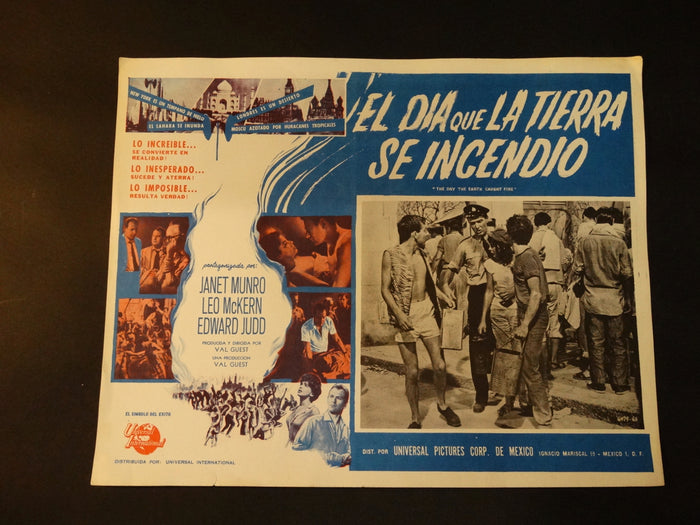 THE DAY THE EARTH CAUGHT FIRE 1961, Lobby Card