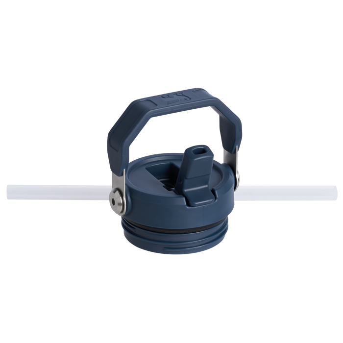 Stanley IceFlow Aerolight stainless steel water bottle in Navy with Flip Straw