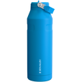 Stanley IceFlow Aerolight stainless steel water bottle in Azure with Flip Straw